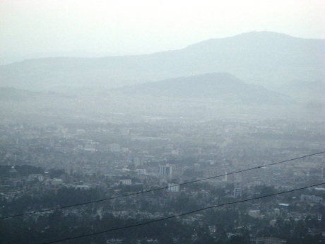 Addis Ababa from the Entoto mountains