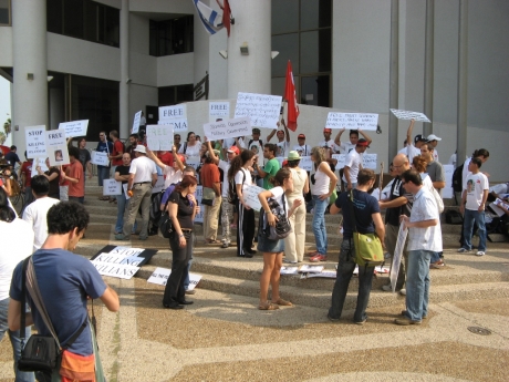 Burma Protest Tel Aviv