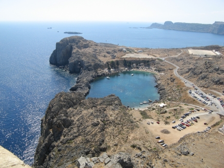 Lindos Bays from the Acropolis