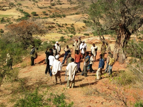 Locals in Tigray