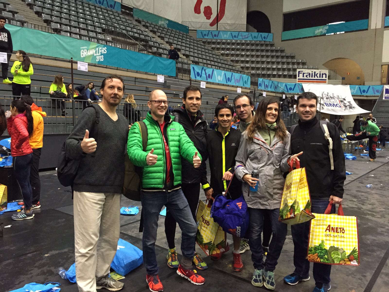 Granollers Half 2016 - after, warm everywhere, but not in the feet